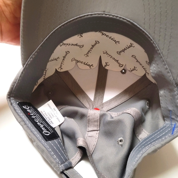 AJGA Imperial True Fit Golf Hat , One Size fits all, Gray - Picture 3 of 6